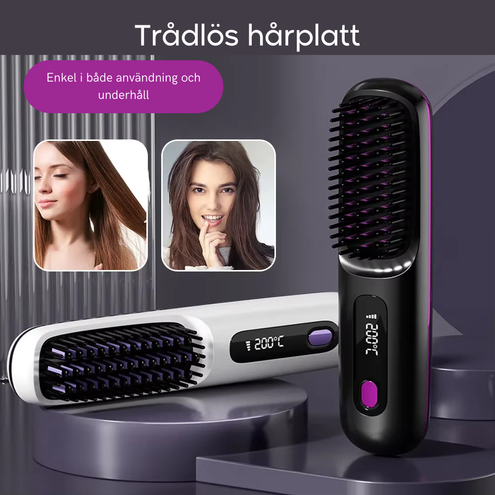 Bärbar Plattborste – Trådlös & Uppladdningsbar