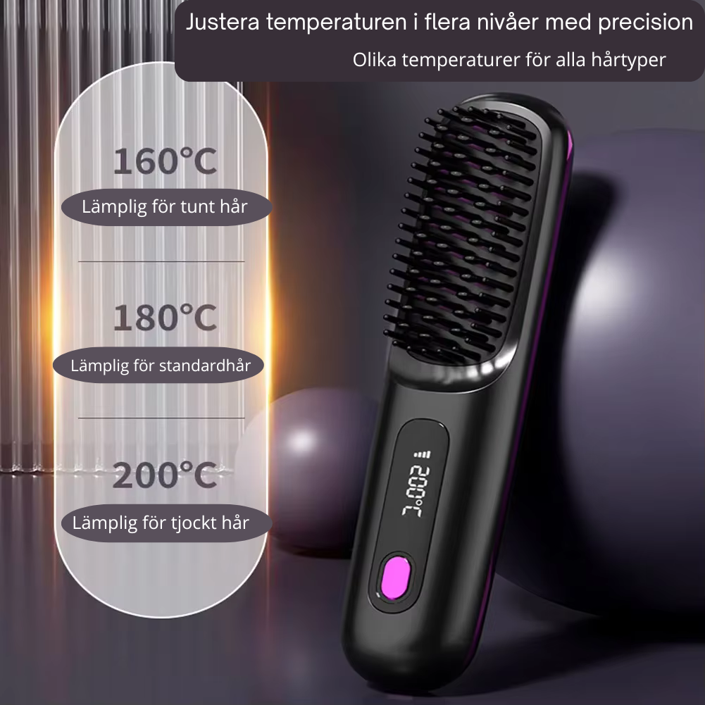 Bärbar Plattborste – Trådlös & Uppladdningsbar