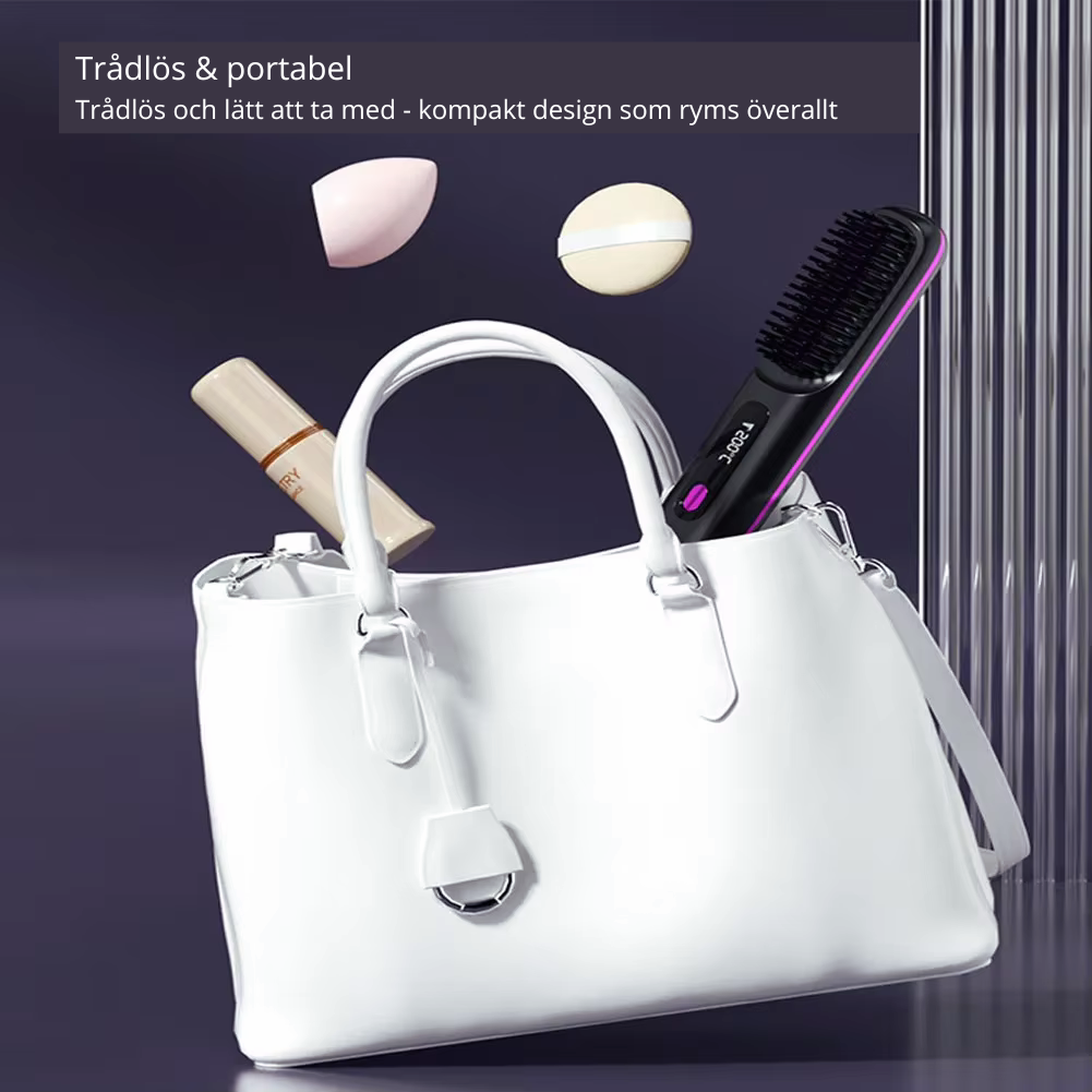 Bärbar Plattborste – Trådlös & Uppladdningsbar